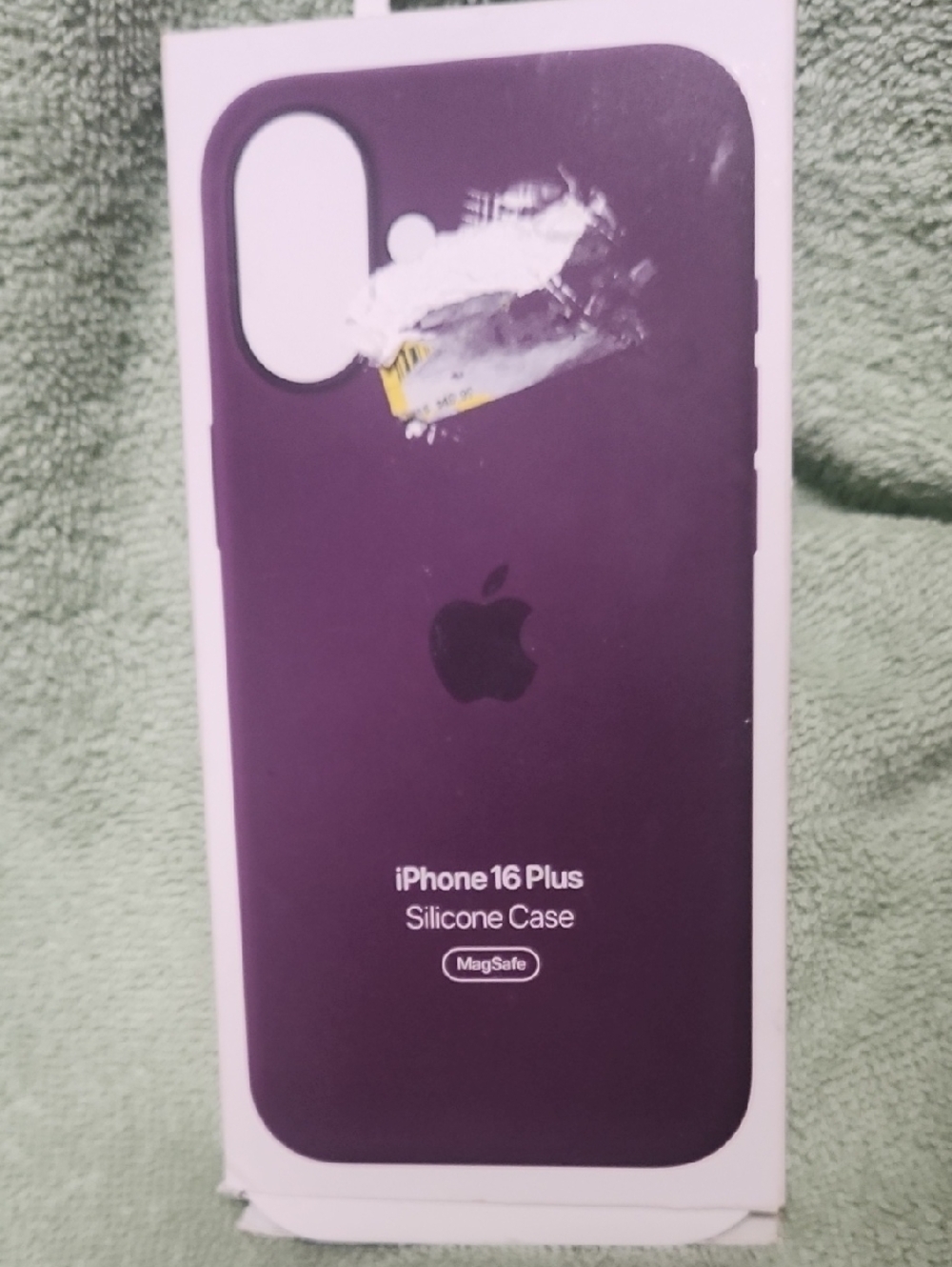 Apple Silicone iPhone 16 Plus Case - Deep Purple